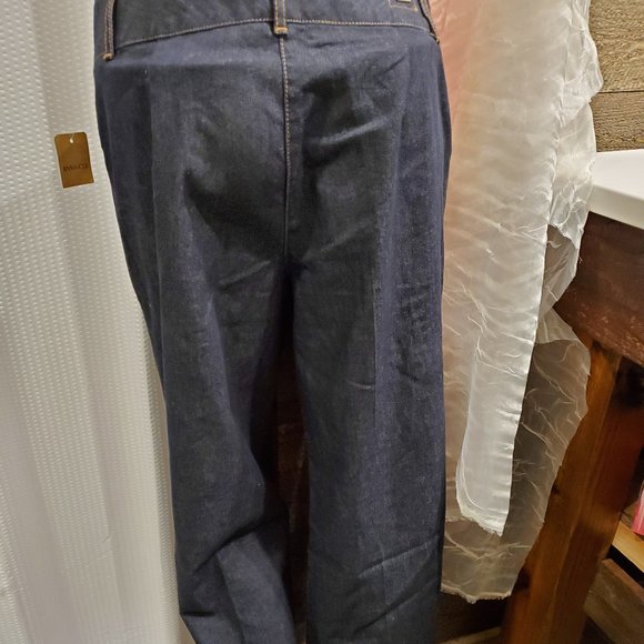 Women's RW & CO. Dark Wash Denim Jeans Sz 9 New - Picture 3 of 8